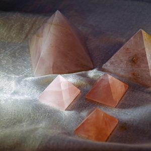 Rose Quartz Pyramids