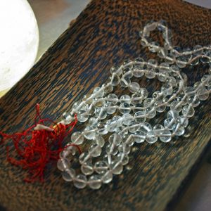 Clear Quartz Jaap Mala (Rosary)