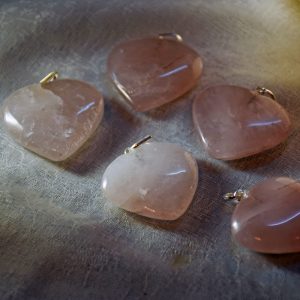 rose quartz pendants