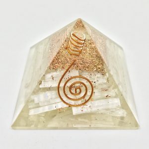 Orgone Crystal Pyramid (Selenite)
